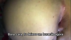 Meu marido me perguntando porque o buraco do meu cu estava t&atilde_o vermelho