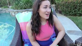 Jenesis Jade'_s stepdad taught her how to suck and fuck so Gabriella Paltrova had to fuck the whole family