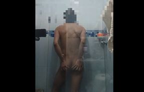 Alone in the shower, the cold won't let me come