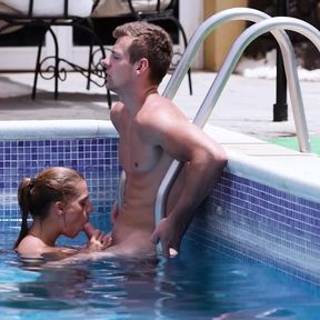 Girl In The Swimming Pool