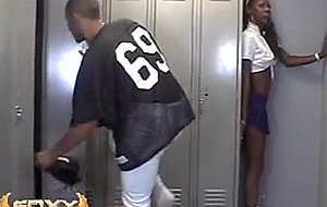 Mona leeza locker room action