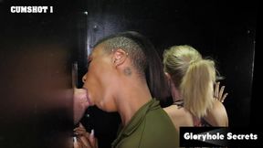 GloryholeSecrets - Hot Blonde & Brunette Slurping On Big Dicks At The Gloryhole