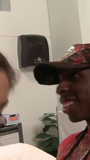 Sexy female doctor gets her pussy screwed by muscular black guy at hospital