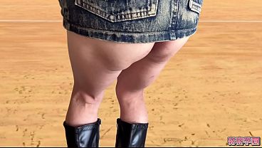 I'_m wearing a mini-skirt and boots, with an anal vibrator inserted and rubber panties on. SecretGakuen