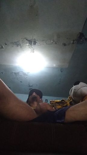 I'm Left Alone Playing with My Erect Cock