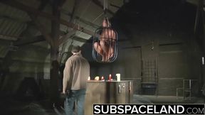 Teen Trapped in a Cage submitted to bondage and BDSM punish