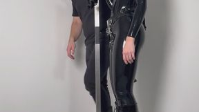 Jazzyyluxx as rubber doll in ballet boots