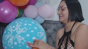 Blow to pop balloons 9 inch