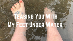 Underwater Foot Tease