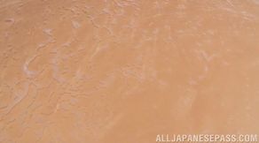 Slim Miu Fujisawa Takes Massive Cock Hard on Beach Sand
