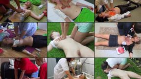 CPR Anthology #4 CPR, Resus, Defib, MTM, AED, BP, 02, Ambu, 3 Lead ECG (7 Patients) (in HD 1920X1080)