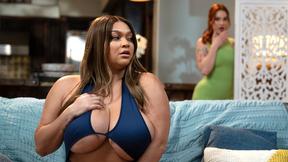 ”Big tits Ebony female perved on by her MOMMY neighbor Siri Dahl”