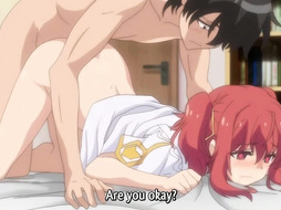 Shy big boobs [censored] finally takes her crush's virginity ◌ HENTAI Porn