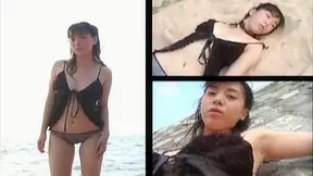 Sweet Asian teen Kaori Ozeki flaunts her young body