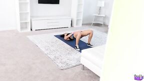 I get hard-on while i'm watching my step mom doing yoga - Crystal Rush