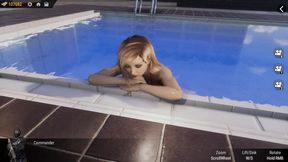 War And Roses - Part 5 - Babe At The Pool By LoveSkySan69