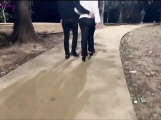 One more day of me being a cuckold's wench in the brilliance aperture - I came on their rods and the cuckold just filmed.