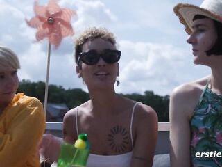 Ersties - Boat Party - 5 Nasty Amateurs Show Their Breasts To The World (Ep 1 of 4)
