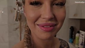 Sweaty Stepdad Spews Seed on My Churned Cheeks