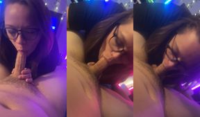 BBW Babe Gives More Sloppy Toppy. Deepthroats BWC like a champ. Sucking BWC Makes Her Wet.