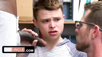 Twink gets his stepdad's big dick for Father's Day