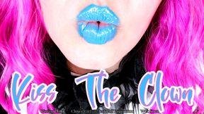 Kiss The Clown - HD - Playful Clown Make Out POV, Jerk Off Encouragement, Blue Lipstick, Giggling, Wet Sounds