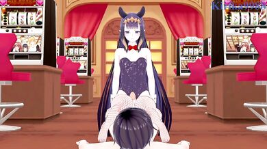 Ninomae Ina'nis (Bunny Girl) and I have intense sex in the casino. - Hololive VTuber Hentai