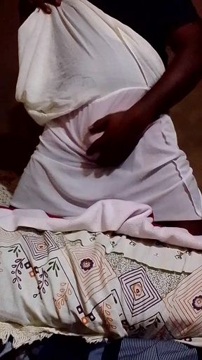 White Skirt Blue Panta