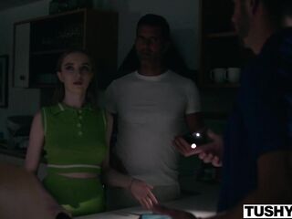 TUSHY Charming Besties Milan Cheek And Polly Yangs Have Mad Anal Foursome On Couples Getaway
