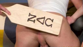 NEIGHBORPASSWORD - Justin Matthews and Evan Knoxx orally pleased and assailed Trevor Brooks in a frat hazing.