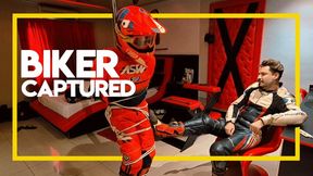Tonny Biker Captured His Biker Buddy in a Motel Room! (1080p) Gay Bondage - Gay Domination - Handcuffs - Leather - Biker Fetish - Helmet - Boots - BDSM
