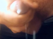 Late night jerk session with massive cumshot!