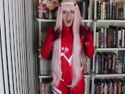 Zero Two Cosplay Sissification Femdom OmankoVivi TEASER Latex Creampie