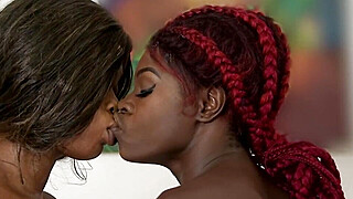 Lesbian African Women Enjoy Their Time On Holidays