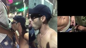 mamei o hetero na saida da boate no meio da rua