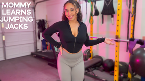Mommy Learns Jumping Jacks