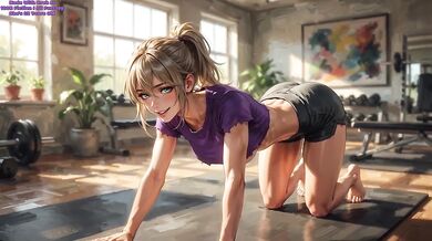 cycling shorts burst as squirts all over the gym