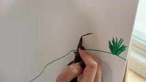 Petite Mia River Handjob, Footjob, Then Begs for My Big Dick Facial