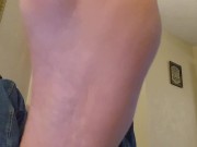 Giant Man Needs a Footrub and a Snack! Be careful ;)