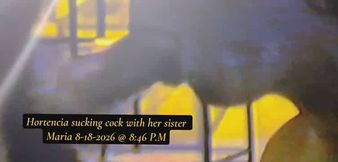 Mother in law Maria Guadalupe sister with Big Titties Hortencia SLO Mo blowjob