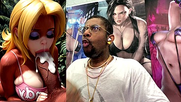 Candy Kong Makes A Hard Cock Cum Hard Ass Fuck As She Sucks It Off, AI Generated