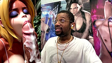 Candy Kong Makes A Hard Cock Cum Hard Ass Fuck As She Sucks It Off, AI Generated