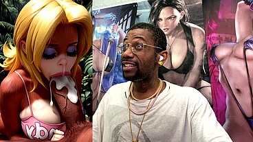 Candy Kong Makes A Hard Cock Cum Hard Ass Fuck As She Sucks It Off, AI Generated