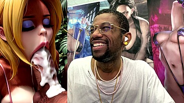 Candy Kong Makes A Hard Cock Cum Hard Ass Fuck As She Sucks It Off, AI Generated