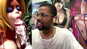 Candy Kong Makes A Hard Cock Cum Hard Ass Fuck As She Sucks It Off, AI Generated