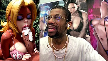 Candy Kong Makes A Hard Cock Cum Hard Ass Fuck As She Sucks It Off, AI Generated