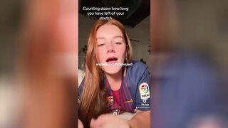 18yo accidental leak pussy on TikTok