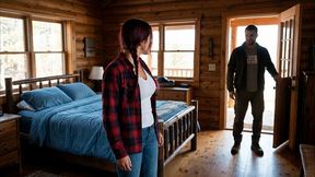 beautiful young redhead girl decides to spend vacations with her boyfriend s family in a cabin in the forest but infidelity knocked on her door - porn in spanish - ai porn - audio in spanish