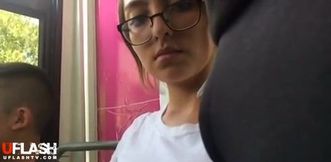 Curious Teen Bulge Flash