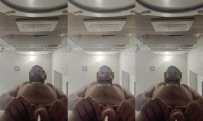 POV Pissed on every day golden shower cum face drip